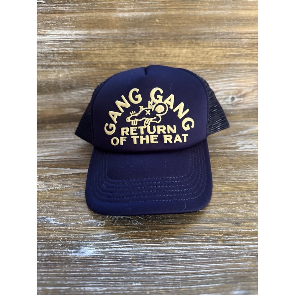 Theo Von Hat‎ Gang Gang Return Of The Rat Comedy Tour Trucker Cap Blue